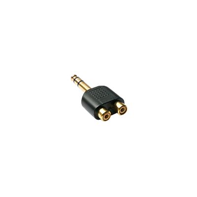 Adaptateur audio 2xRCA vers Jack 6,3mm