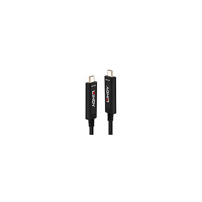 Câble Hybride Fibre Optique USB Type C Vidéo, 30m, Audio / vidéo uniquement