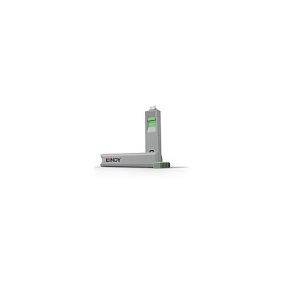 Kit bloqueur de port USB Type C avec clé et 4 verrous, vert